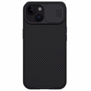 Nillkin CamShield Pro Magneettinen Suojakuori iPhone 15 Plus:lle kamerasuojalla - musta