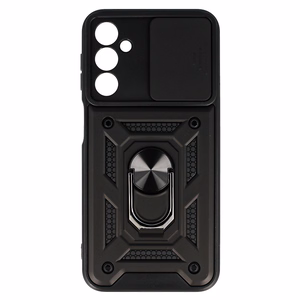 Slide Camera Armor Case for Samsung Galaxy A24 4G Black