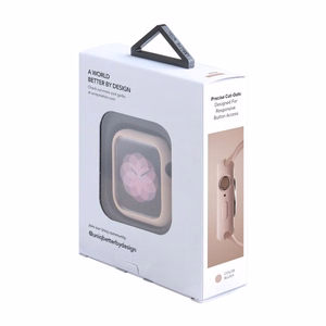 Uniq Lino kotelo Apple Watch 4 / 5 / 6 / SE 44mm - vaaleanpunainen
