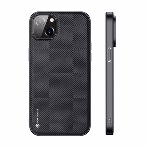 Dux Ducis Fino kotelo kansi valmistettu nailon iPhone 14 Plus punainen