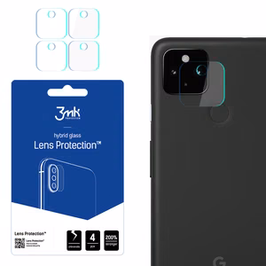 3MK Flexible Glass Lens Hybridilasi Google Pixel 4A kameralle 4 kpl