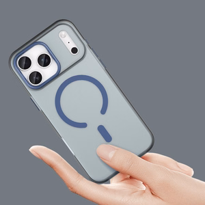 Magneettinen Abrasive iPhone 17 Pro Max Suojakuori MagSafe-yhteensopiva - Matta Sininen