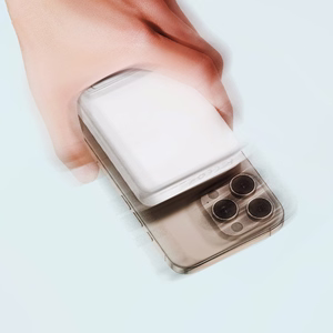 Powerbank Wozinsky WLWP-10KA0Y3WS 22.5W PD Qi2 10000 mAh, jalustalla, 1x USB-A, 1x USB-C - valkoinen