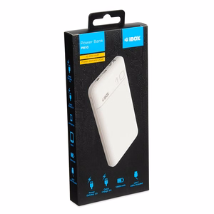 iBox IPB10 -varavirtalähde litium-ioni (Li-Ion) 10000 mAh valkoinen