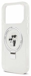 Case Karl Lagerfeld Ringstand Karl and Choupette MagSafe Apple iPhone 17 Pro Max