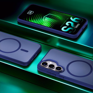 Samsung Galaxy S26 – 3mk Smoke MagCase sininen puhelimen suojakuori