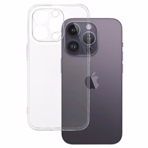 Ultra Clear 1mm Suojakuori iPhone 14 Pro:lle - läpinäkyvä