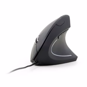 GEMBIRD MUS-ERGO-01 ergonominen optinen USB Type-A -hiiri, musta
