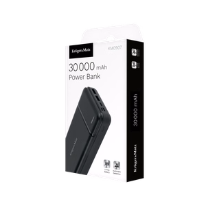 Kruger&Matz-varavirtalähde, 30000 mAh, Li-Polymer