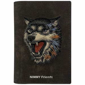 Nimmy Raptor Wolf Passi/Lompakko Suojakuori - ruskea