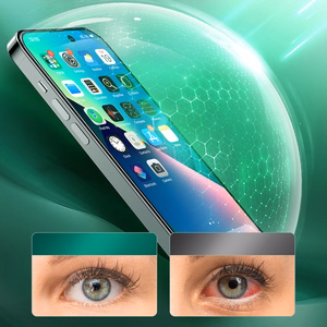 Joyroom Knight Vihreä lasi iPhone 14 Plus -puhelimelle, jossa on koko näytön sininen valosuodatin (JR-G03)