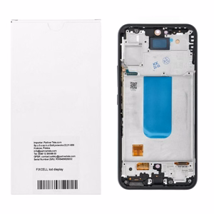 REWA OLED LCD-näyttö kehyksellä SAMSUNG A54 5G -puhelimelle, musta