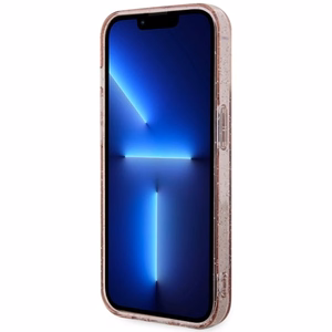 Guess GUHMP14LHCMCGP kovakotelo iPhone 14 Pro 6.1" vaaleanpunainen/vaaleanpunainen Glitter Gold MagSafe