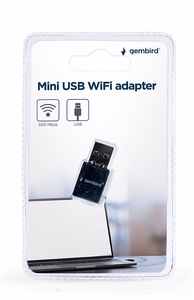 Gembird WNP-UA300-01 mini USB WiFi sovitin, 300 Mbps