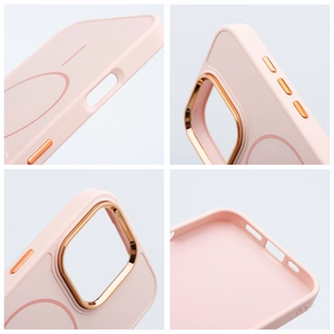 Frame Mag Cover Suojakuori iPhone 16:lle MagSafe-yhteensopiva puuterinvaaleanpunainen