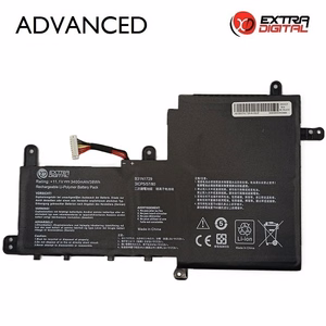 Kannettavan tietokoneen akku ASUS B31N1729, 3400 mAh, Extra Digital Advanced