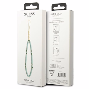 Guess riipus GUSTPEARP puhelimen hihna sininen Heishi Beads