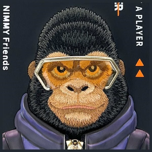 Nimmy Cool&Cute 2.0 Monkey Suojakuori iPhone 15:lle - musta