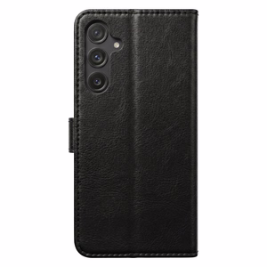 Smart Luxe nahkainen suojakuori Honor Magic 8 Lite musta