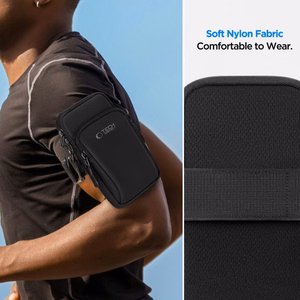 Tech-Protect M7 Universal Sport Armband Suojakuori - Musta