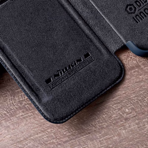 Nillkin Qin nahkainen holsteri tapauksessa Samsung Galaxy A73 punainen