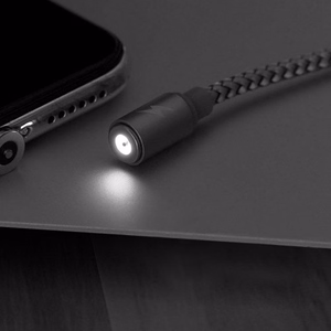 USB-kaapeli Remax RC-095i ruskea Lightning 100cm (irrotettavalla magneettiliittimellä)