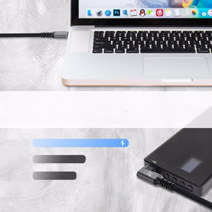 Wozinsky WPS2-UY41S USB-C USB4 40Gb/s 240W 2m kulmakaapeli - musta