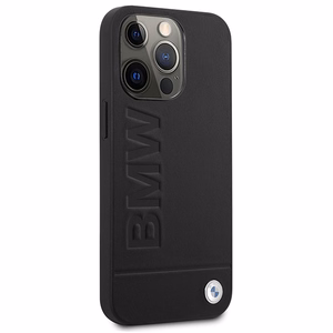 BMW Signature Logo Jälki MagSafe Case iPhone 14 Pro Max - musta - musta
