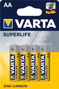 VARTA sinkkiakku R6 (AA) Superlife 4 kpl