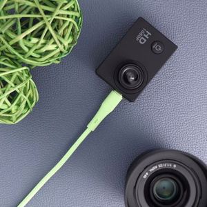 Kaapeli USB A - Micro USB Forcell F-Energy QC3.0 2,4A 18W Silicone 1 m C341 vihreä