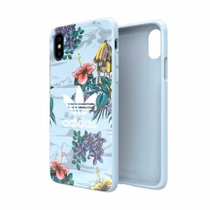 Adidas OR SnapCase Floral kotelo iPhone X / Xs - harmaa - harmaa