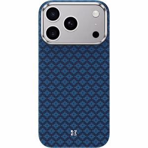 Sininen Benks Magnetic Armor Air Armor Grid 600D kevlar- ja metallikehyksinen suojakuori (C.K.FL.AP.BE.0072) malleihin iPhone 18 Pro / iPhone 17 Pro