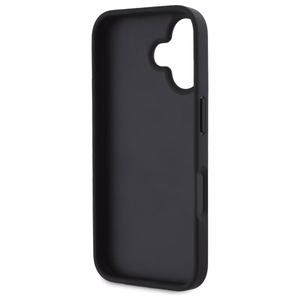 DKNY Texture Pattern Tonal Stripe Suojakuori iPhone 16:lle - musta
