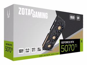 Zotac GAMING GeForce RTX 5070 Ti SOLID SFF NVIDIA 16 GB GDDR7 -näytönohjain