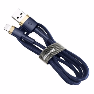 Baseus Cafule Lightning -kaapeli 1,5A 2m kultainen+tummansininen