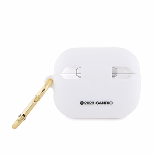Hello Kitty Silicone 3D Kitty Head suojakuori AirPods Pro:lle - valkoinen