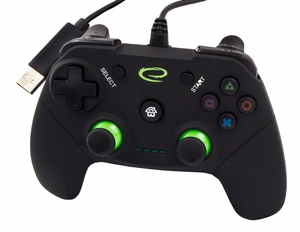 Esperanza EGG110K Gaming Controller Gamepad PC,Playstation 3 Analogue / Digital USB 2.0 Black