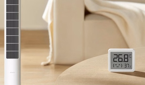 Xiaomi Smart Temperature and Humidity Monitor 3 Mini QBH4312GL – kompakti lämpötila- ja kosteusmittari, valkoinen