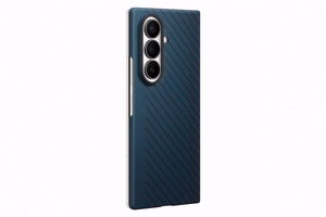 Samsung Carbon Magnet Case for Samsung Galaxy Z Fold 8 Ultra compatible with MagSafe + 2 anti-reflective films - navy blue