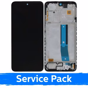 LCD Display with Frame for Xiaomi Redmi Note 12S (4G) / Redmi Note 11S (4G) / Poco M4 Pro 4G black (Service Pack)