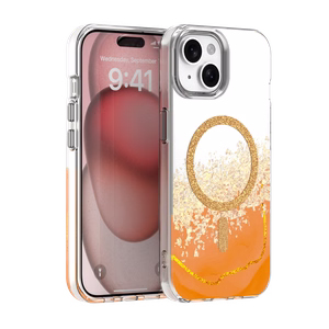 Epoxy Mag suojakuori iPhone 15 6,1" oranssi