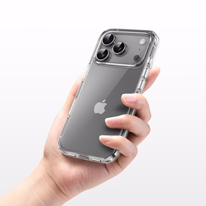 Rock Crystal Shield Series Suojakuori iPhone 17 Air:lle läpinäkyvä
