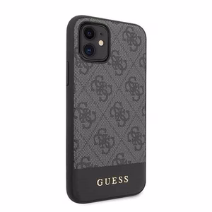 Guess 4G Stripe Collection suojakuori iPhone 11 6.1" / Xr:lle - harmaa