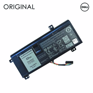 Kannettavan tietokoneen akku DELL 8X70T, 6216 mAh, alkuperäinen