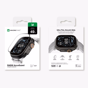 AmazingThing Radix Glass Näytönsuoja Apple Watch Ultra 3 49mm:lle