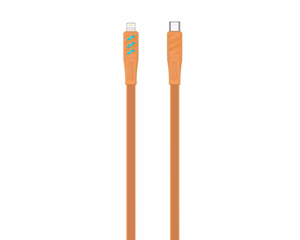 Havit CB6255 - USB Type C - Lightning -latauskaapeli, 1 m (oranssi)