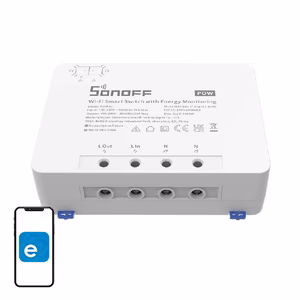Sonoff POWR3 älykäs Wi-Fi-kytkin virranmittaustoiminnolla