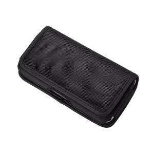 Vaakasuuntainen yleinen suojakuori OXFORD malli 3 iPhone 11 / 11 PRO / 12 / 12 PRO / 13 / 13 PRO / Samsung A10 / A41 / A50 / A51 / Huawei P30 LITE / P40 / P8 / P9 LITE:lle musta