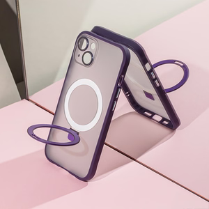 Mag Ring suojakuori iPhone 13 6,1', violetti