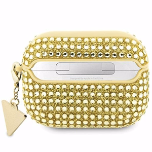 Guess Rhinestone Triangle suojakuori AirPods Pro 2:lle (2022/2023) - kultainen